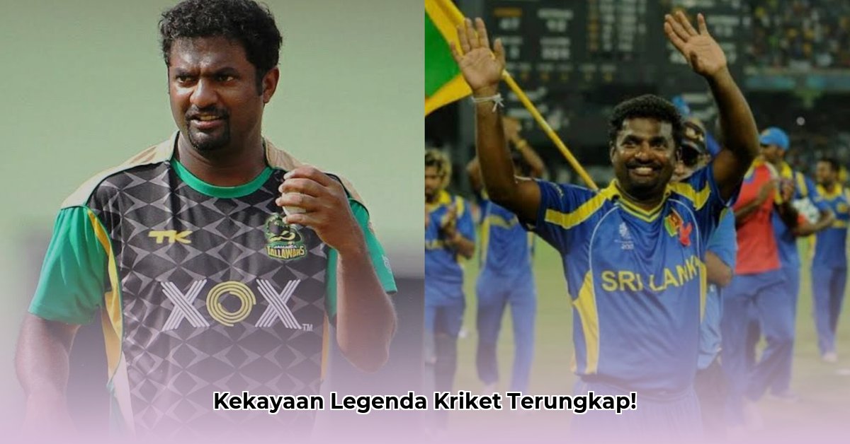 muttiah muralitharan net worth